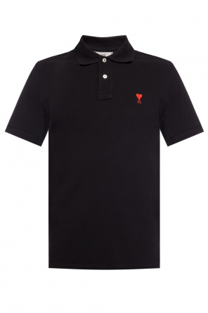 Logo-embroidered polo shirt, zdjęcie 1 Logo-embroidered polo shirt od Ami Alexandre Mattiussi